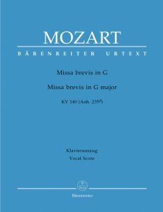 Missa brevis in G major (K.140) (Vocal Score)