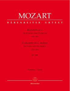Concerto for Piano No.24 in C minor (K.491) (Full Score)