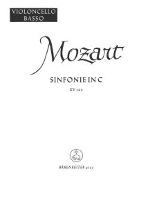 Symphony No.22 in C major (K.162) (Cello/Bass)