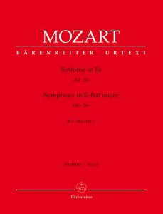 Symphony No.26 in E-flat major (K.184) (Full Score)