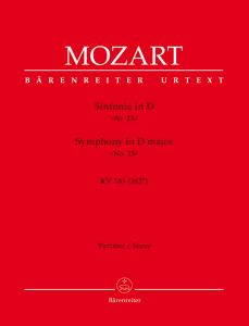 Symphony No.23 in D major (K.181) (Full Score)