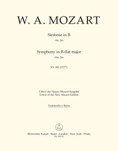 Symphony No.24 in B-flat major (K.182) (Cello/Bass)