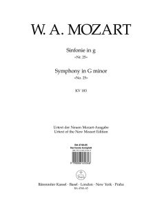 Symphony No.25 in G minor (K.183) (Wind Set)