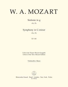 Symphony No.25 in G minor (K.183) (Cello/Bass)