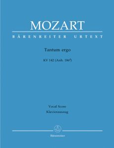 Tantum ergo in B-flat (K.142) (Vocal Score)