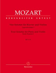 Four Sonatas for Violin & Piano (K.6-9): Early Sonatas I
