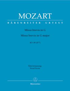 Missa brevis in G major (K.49) (Vocal Score)