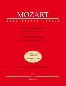Concerto for Clarinet in A major (K.622) (Clarinet in B-flat & Piano)