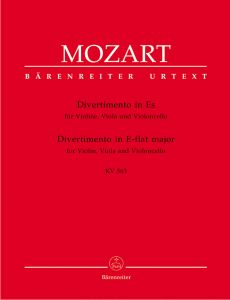 String Trio - Divertimento in E-flat major for Violin, Viola and Violoncello (K.563)
