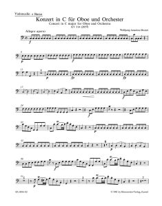 Concerto for Oboe in C major (K.314) (Cello/Bass)