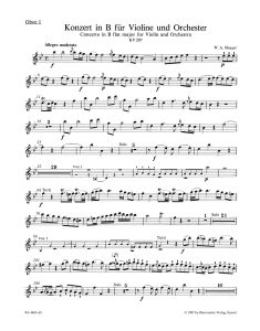Concerto for Violin No.1 in B-flat major (K.207) (Wind Set)