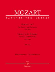 Concerto for Piano No.11 in F major (K.413) (Piano Reduction)