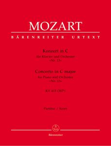 Concerto for Piano No.13 in C major (K.415) (Full Score)