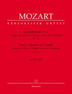 Concerto for Piano No.13 in C major (K.415) (Chamber Edition, Score & Parts)