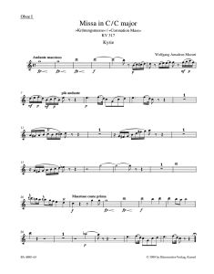 Mass in C major (K.317) (Coronation Mass) (Wind Set)