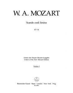 Scande coeli limina (K.34) (Violin I)