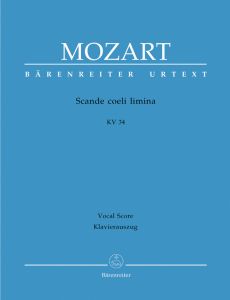 Scande coeli limina (K.34) (Vocal Score)