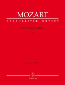 Veni Sancte Spiritus (K.47) (Full Score)