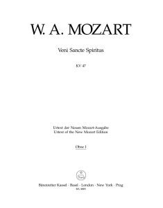 Veni Sancte Spiritus (K.47) (Wind Set)