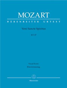 Veni Sancte Spiritus (K.47) (Vocal Score)