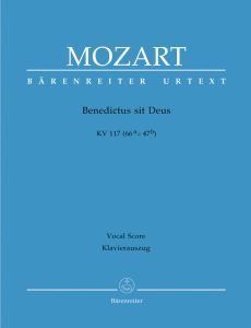 Benedictus sit Deus (K.117) (Vocal Score)