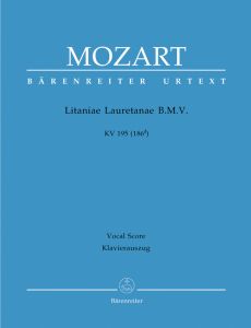 Litaniae Lauretanae B.M.V. in D major (K.195) (Vocal Score)