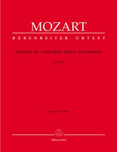 Litaniae de venerabili altaris Sacramento in E-flat major (K.243) (Full Score)