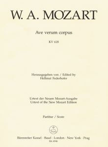 Ave verum corpus (K.618) (Full Score)