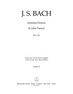 St John Passion (BWV 245) (Violin II)