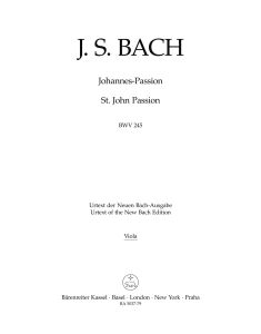 St John Passion (BWV 245) (Viola)