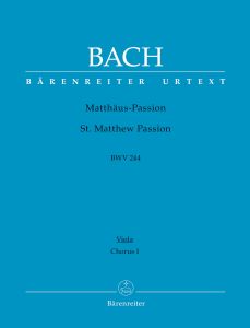 St Matthew Passion (BWV 244) (Chorus I: Viola)