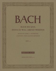 Cantata No.6: Bleib bei uns, denn es will Abend (BWV 6) (Full Score, paperback)