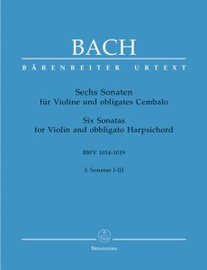 Six Sonatas Volume 1 (BWV1014 -1016) (Violin & Piano)