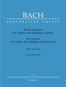Six Sonatas Volume 2 (BWV 1017-1019) (Violin & Piano)