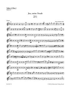 Motet No.3: Jesu, meine Freude (BWV 227) (Violin I/Oboe I)