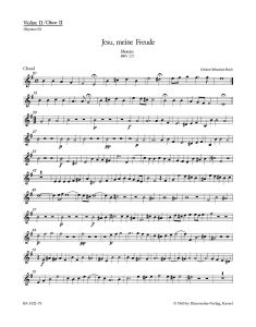 Motet No.3: Jesu, meine Freude (BWV 227) (Violin II/Oboe II)