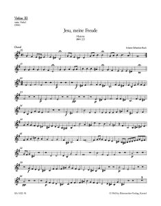 Motet No.3: Jesu, meine Freude (BWV 227) (Violin III/Viola I)