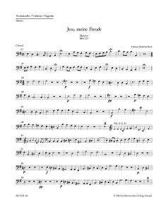 Motet No.3: Jesu, meine Freude (BWV 227) (Cello/Bass/Bassoon)