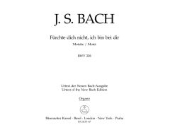 Motet No.4 Fürchte dich nicht, ich bin bei dir (BWV 228) (Organ)
