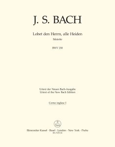 Motet No.6 Lobet den Herrn, alle Heiden (BWV 230) (Cor anglais I)