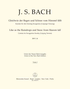 Cantata No.18: Gleichwie der Regen und Schnee vom Himmel fällt (BWV 18) (Viola I)