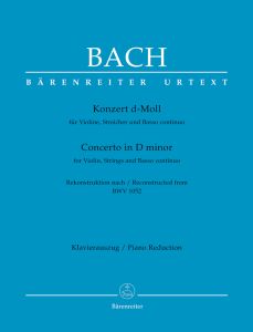 Concerto for Violin in D minor reconstructed from BWV 1052 (Violin & Piano)
