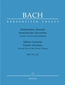 Italian Concerto (BWV 971), French Overture (BWV 831) (Piano)