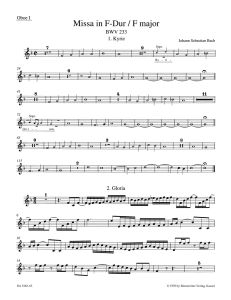 Mass in F major (BWV 233) Lutheran Mass 1 (Wind Set)