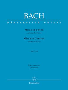 Mass in G minor (BWV 235) Lutheran Mass 3 (Vocal Score)