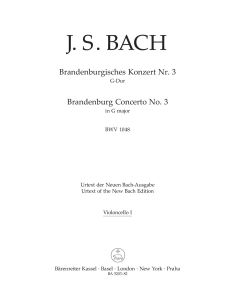 Brandenburg Concerto No.3 in G major (BWV 1048) (Cello I)