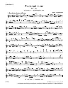 Magnificat in E-flat major (BWV 243a) (Wind Set)