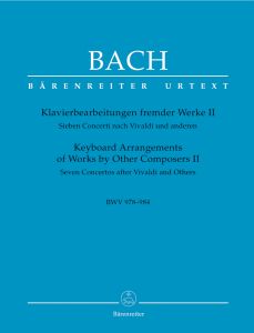 Keyboard Arrangements of Works by Other Composers Volume II (BWV 978-984) (Piano)