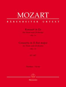 Concerto for Horn No.3 in E-flat major (K.447) (Full Score)