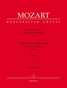 Concerto for Horn No.4 in E-flat major (K.495) (Full Score)